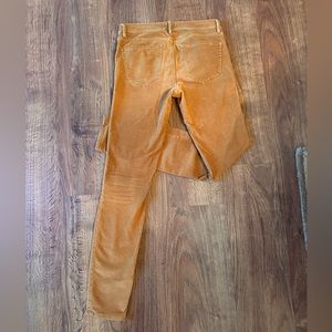 Mustard Yellow Madewell Corduroy Pants, size 27x32